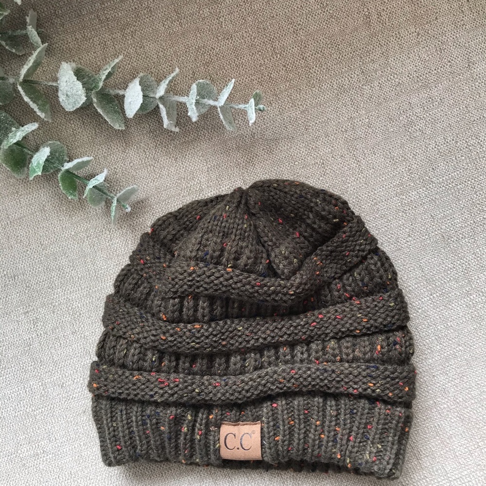 Brown C.C. Beanie